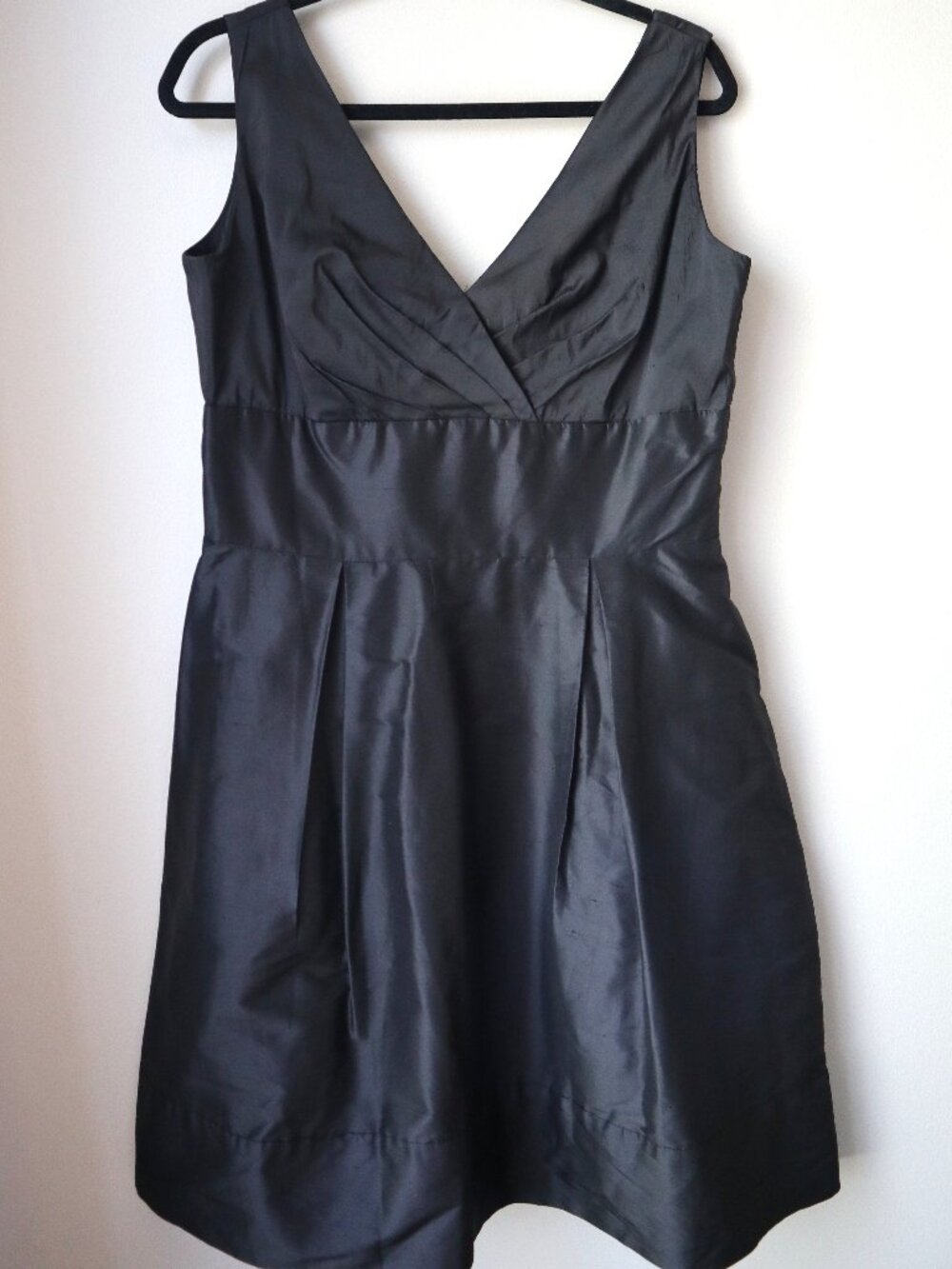 100% Silk Dress in Black (Formal, Little Black Dress, Cocktail Dress, 50s style)